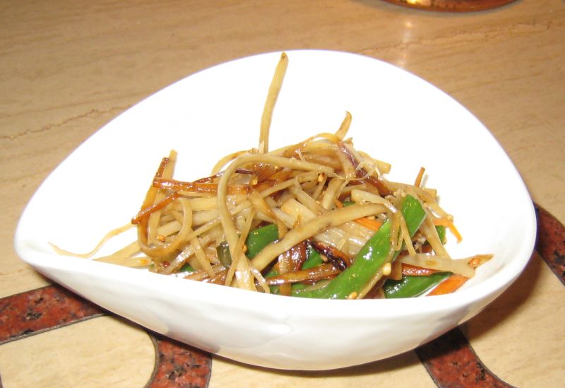 フライペンの美味しい料理；きんぴら