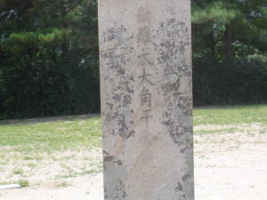 第１１９弾 のむけはえぐすり 古代の帰化人 高句麗滅亡慶州の金?信将軍の陵墓にある墓碑。； 