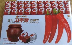 韓国のもう一つの話題作；Red Pepper Choco